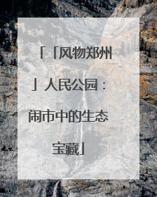 「风物郑州」人民公园：闹市中的生态宝藏