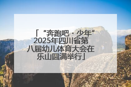 “奔跑吧・少年”2025年四川省第八届幼儿体育大会在乐山圆满举行