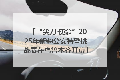 “尖刀·使命”2025年新疆公安特警挑战赛在乌鲁木齐开幕