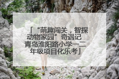 “萌趣闯关，智探动物家园”奇遇记 青岛淮阳路小学一二年级项目化乐考