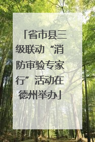 省市县三级联动“消防审验专家行”活动在德州举办