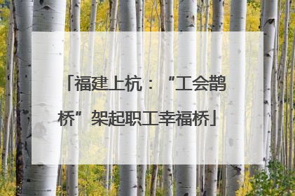 福建上杭：“工会鹊桥”架起职工幸福桥