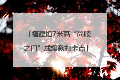 福建馆7米高“简牍之门”成爆款打卡点