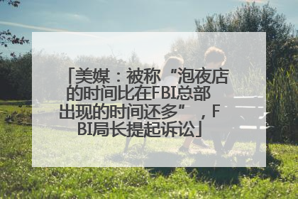 美媒：被称“泡夜店的时间比在FBI总部出现的时间还多”，FBI局长提起诉讼