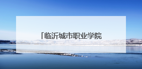 临沂城市职业学院发布2025年高职（专科）招生简章