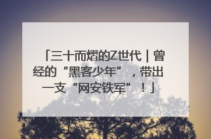 三十而熠的Z世代｜曾经的“黑客少年”，带出一支“网安铁军”！