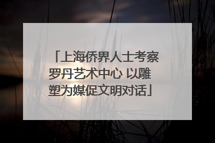 上海侨界人士考察罗丹艺术中心 以雕塑为媒促文明对话