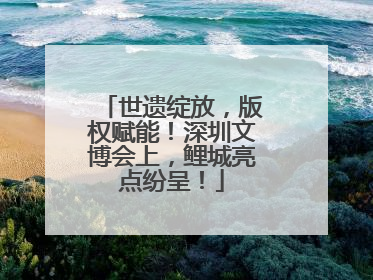 世遗绽放，版权赋能！深圳文博会上，鲤城亮点纷呈！
