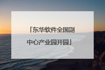 东华软件全国副中心产业园开园