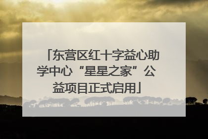 东营区红十字益心助学中心“星星之家”公益项目正式启用