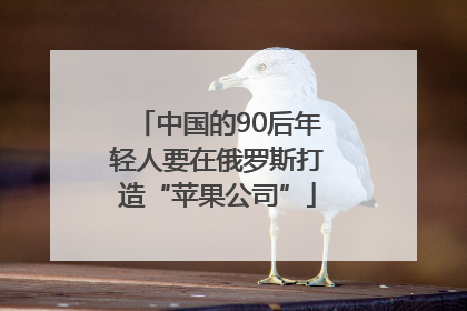中国的90后年轻人要在俄罗斯打造“苹果公司”