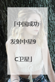 中国成功发射中星9C卫星
