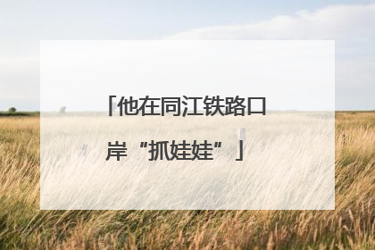 他在同江铁路口岸“抓娃娃”