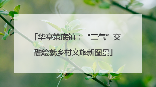华亭策底镇：“三气”交融绘就乡村文旅新图景