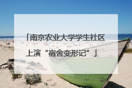 南京农业大学学生社区上演“宿舍变形记”
