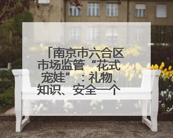 南京市六合区市场监管“花式宠娃”：礼物、知识、安全一个不少