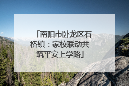 南阳市卧龙区石桥镇：家校联动共筑平安上学路