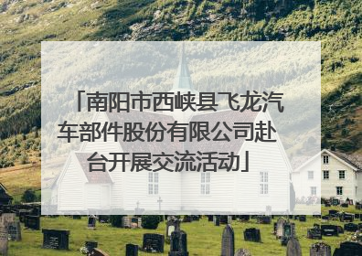 南阳市西峡县飞龙汽车部件股份有限公司赴台开展交流活动