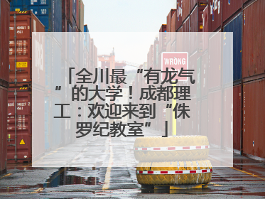 全川最“有龙气”的大学！成都理工：欢迎来到“侏罗纪教室”