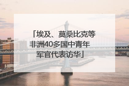 埃及、莫桑比克等非洲40多国中青年军官代表访华