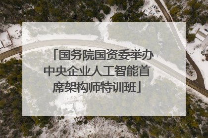 国务院国资委举办中央企业人工智能首席架构师特训班