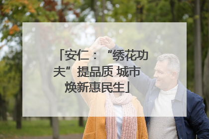 安仁：“绣花功夫”提品质 城市焕新惠民生