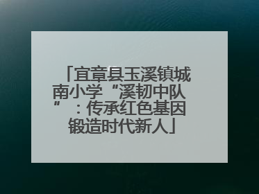 宜章县玉溪镇城南小学“溪韧中队”：传承红色基因 锻造时代新人