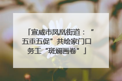宣威市凤凰街道：“五重五促”共绘家门口务工“斑斓画卷”