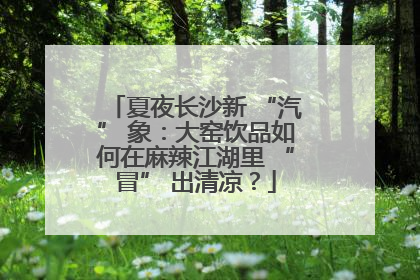 夏夜长沙新 “汽” 象：大窑饮品如何在麻辣江湖里 “冒” 出清凉？