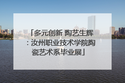 多元创新 陶艺生辉：汝州职业技术学院陶瓷艺术系毕业展