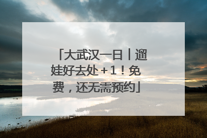 大武汉一日︱遛娃好去处＋1！免费，还无需预约