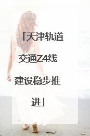 天津轨道交通Z4线建设稳步推进