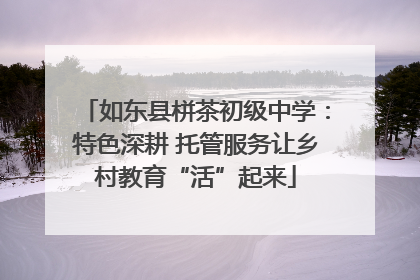 如东县栟茶初级中学：特色深耕 托管服务让乡村教育“活”起来