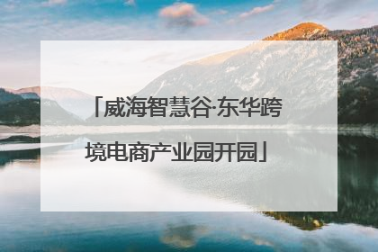威海智慧谷·东华跨境电商产业园开园