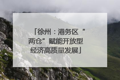 徐州：港务区“两仓”赋能开放型经济高质量发展