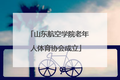 山东航空学院老年人体育协会成立