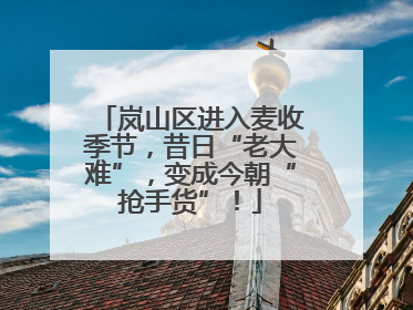 岚山区进入麦收季节，昔日“老大难”，变成今朝“抢手货”！