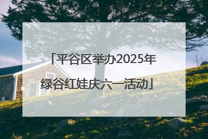 平谷区举办2025年绿谷红娃庆六一活动