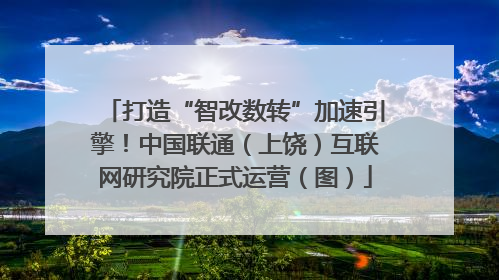 打造“智改数转”加速引擎！中国联通（上饶）互联网研究院正式运营（图）