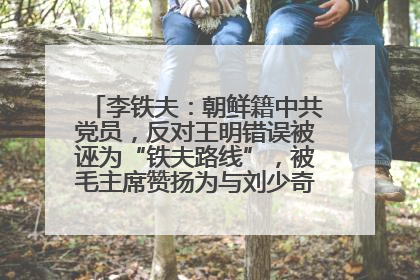 李铁夫：朝鲜籍中共党员，反对王明错误被诬为“铁夫路线”，被毛主席赞扬为与刘少奇并列的正确路线代表