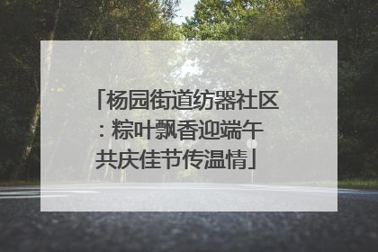 杨园街道纺器社区：粽叶飘香迎端午 共庆佳节传温情