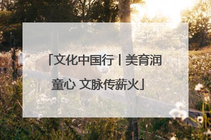 文化中国行丨美育润童心 文脉传薪火