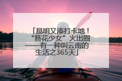 昆明又添打卡地！“簪花少女”火出圈——有一种叫云南的生活之365天