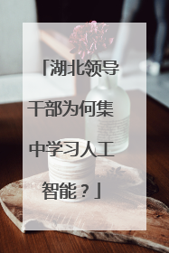 湖北领导干部为何集中学习人工智能？