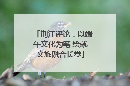 荆江评论：以端午文化为笔 绘就文旅融合长卷