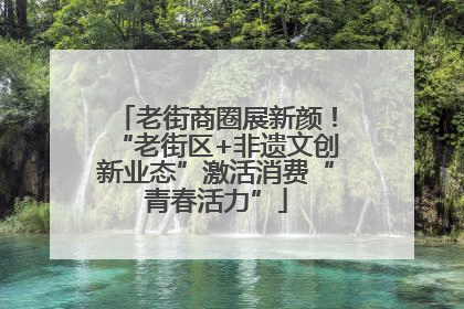 老街商圈展新颜！“老街区+非遗文创新业态”激活消费“青春活力”