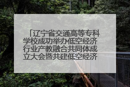 辽宁省交通高等专科学校成功举办低空经济行业产教融合共同体成立大会暨共建低空经济产教融合新生态论坛