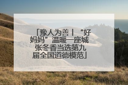 豫人为善丨“好妈妈”温暖一座城 张冬香当选第九届全国道德模范