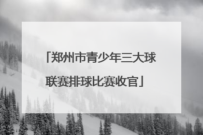 郑州市青少年三大球联赛排球比赛收官