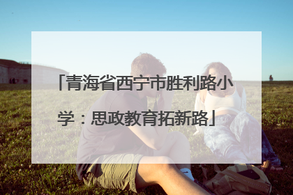 青海省西宁市胜利路小学：思政教育拓新路
